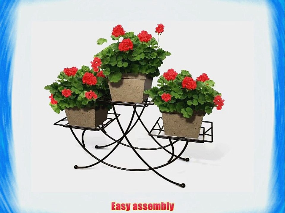 Plastec PS610DB Triple Square Stand Dark Bronze
