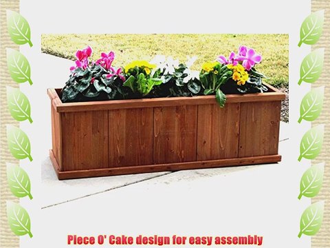 Outerior Decor Products Outerior Decor Products Gran Robusto Rectangular Cedar Planter - 48