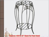 Panacea #89176 20 Black Fin Plant Stand