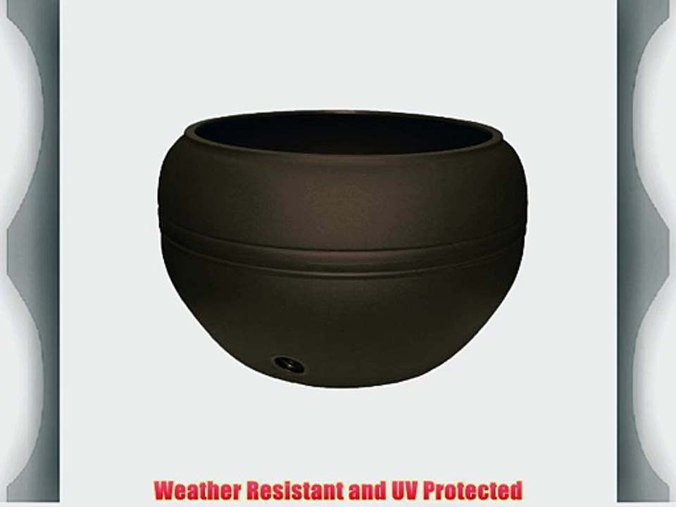Tusco Products HP01ES Hose Pot 20-Inch Espresso