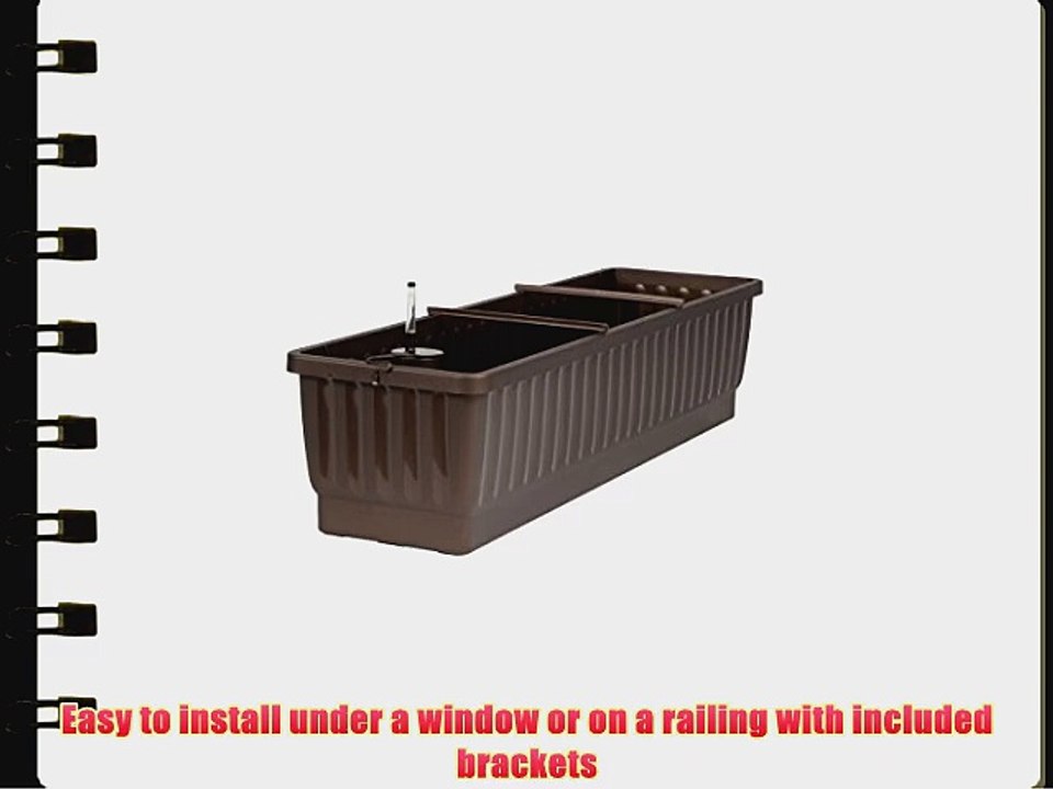 31 Self-Watering Windowbox Bronze
