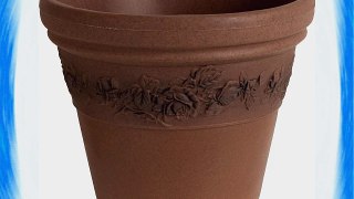 Dynamic Design RRV2006TF Rose Vine Premium 19-Inch Poly Planter Terra Cotta Fleck