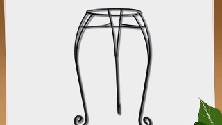 Misco PS95715 Classic Plant Stand 15-Inch Black