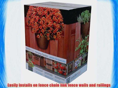 Akro-Mils Vertical Hanging Garden Planter 13-Inch Bronze Set of 5