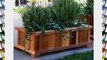 Wood Country Wood Country Rectangle Cedar Wood Boise Patio Planter Box Natural Cedar 41L x