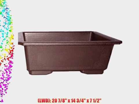 20 7/8 PP21 Plastic Bonsai Pot - Deep Style - Single pot