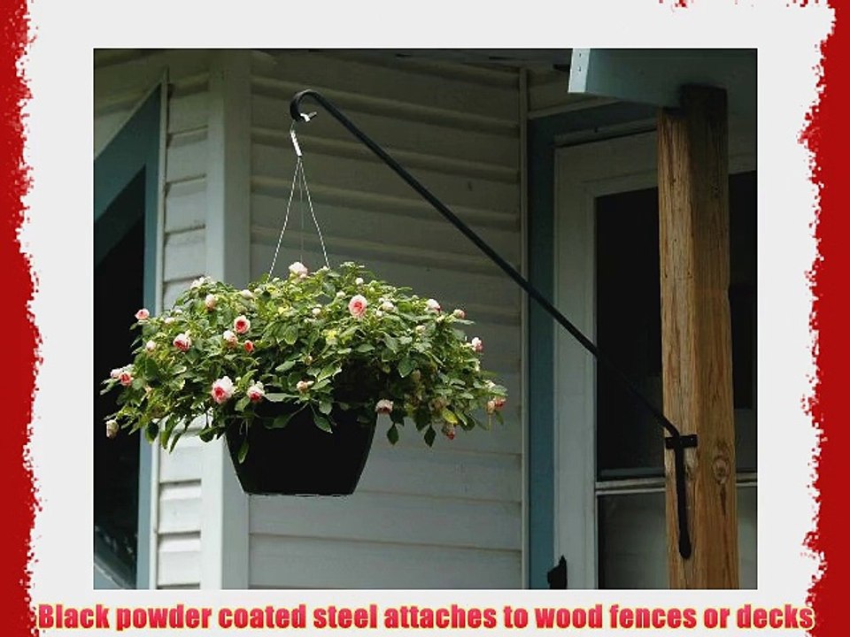 The Hookery FD36 36 inch Fence and Deck Hook Screw Mount