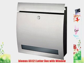 blomus 65121 Letter Box with Window