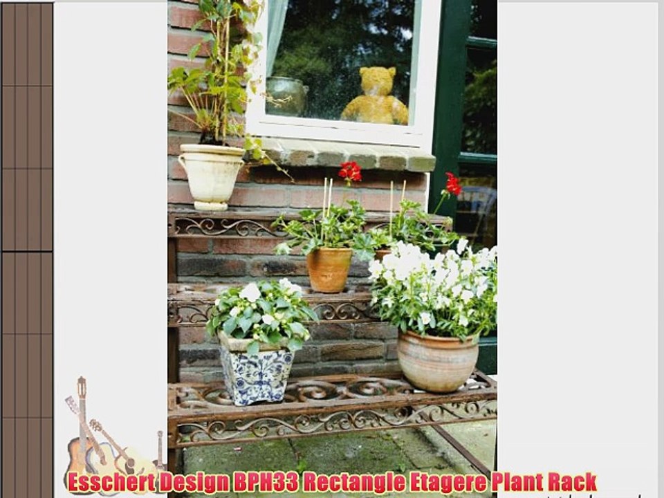 Esschert Design BPH33 Rectangle Etagere Plant Rack