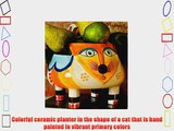 Abigails Colorful Cat Cachepot Planter