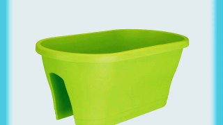 Exaco Corsica Oval Flower Bridge Planter Lime Green