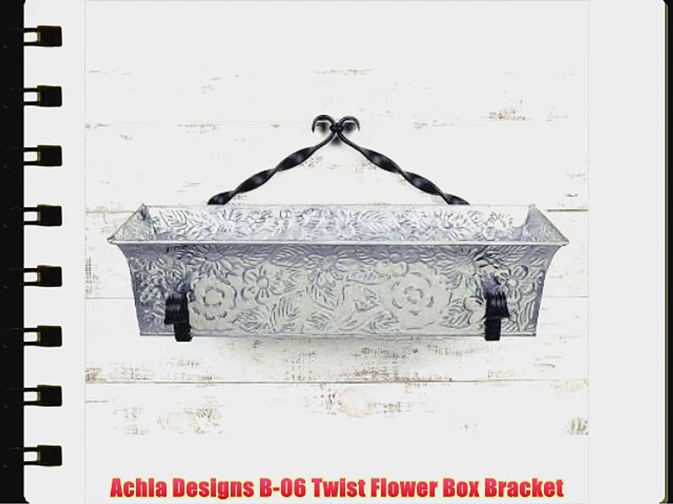 Achla Designs B-06 Twist Flower Box Bracket