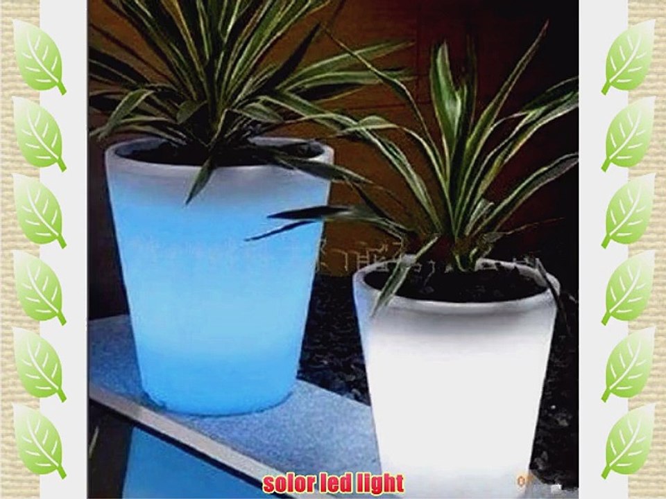 Solar Led Flower Pot Vase Lamp Landscape Lighting Lanterneasterfor Christas New Year Thnaks
