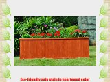 Blue Marble Industries Inc Outerior Decor Products Monarch Rectangular Planter - 72 in. Heartwood