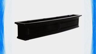 Mayne Inc. 4832 Nantucket Rectangular Window Box Planter Color: Black