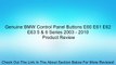 Genuine BMW Control Panel Buttons E60 E61 E62 E63 5 & 6 Series 2003 - 2010 Review