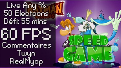 Speed Game Rayman Origins [60 FPS] : Défi en moins de 55 minutes !