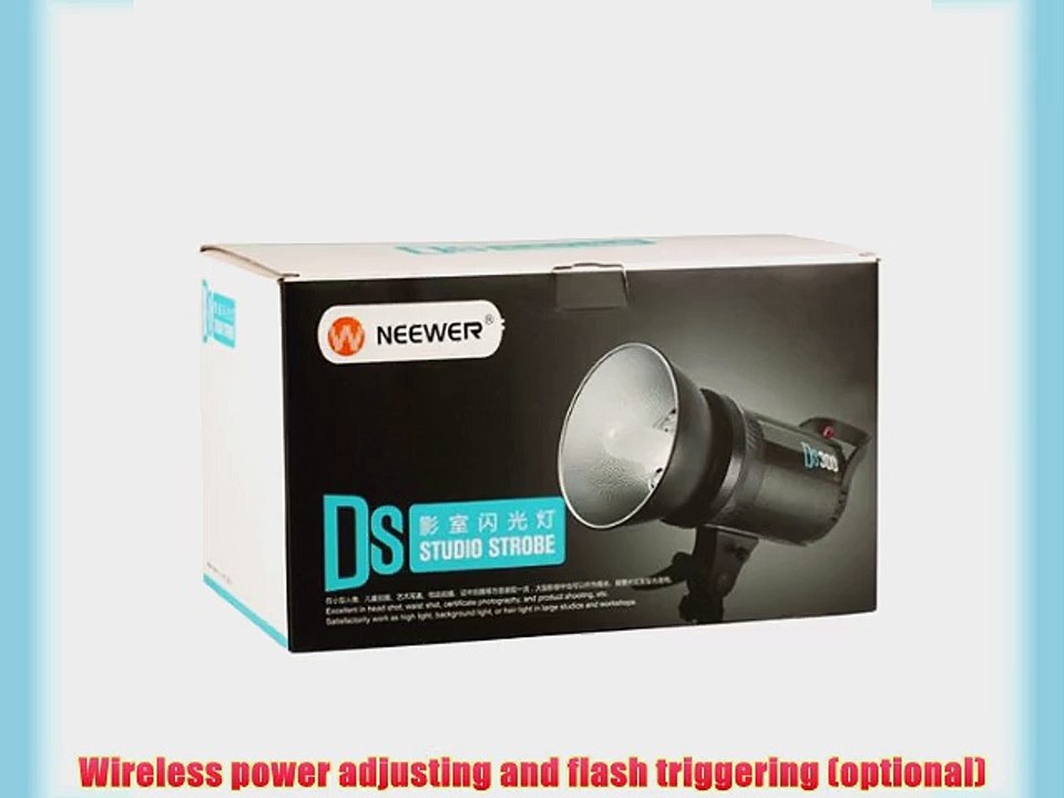 NEEWER DS300 Studio Strobe Photo Flash Light with Bowens Style Mount - 300W Photography Monolight