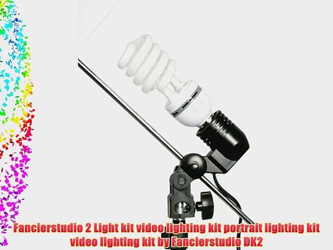 Fancierstudio 2 Light kit video lighting kit portrait lighting kit video lighting kit by Fancierstudio