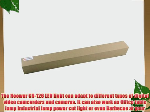 Neewer? Photography 126 LED Studio Lighting Kit including (2)CN-126 Ultra High Power Panel