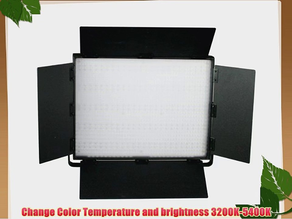 ePhoto CN1200CH 1200 LED Bi Color LED Photography Video Lite Panel Color Changing LED Video