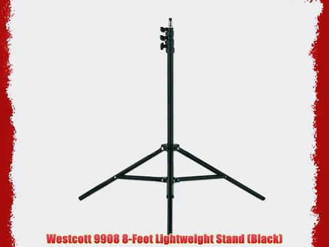 Westcott 9908 8-Feet Lightweight Stand (Black)