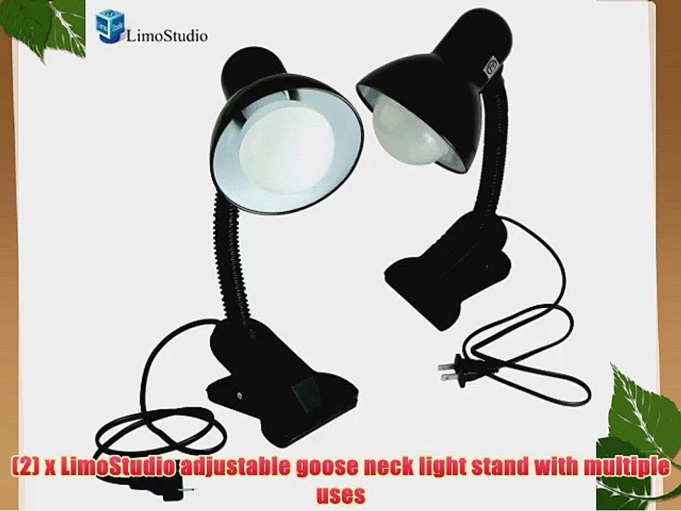 LimoStudio Table Top Light Kit with LED Lighting Photo Light Set with Clamp AGG1264