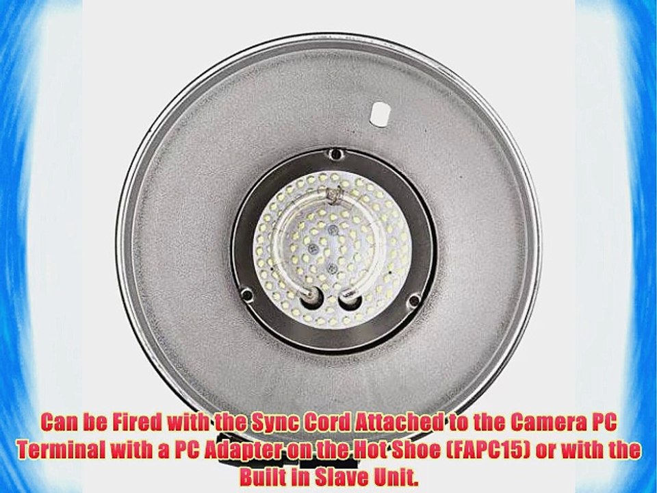 Flashpoint DG400 200 Watt Secondw AC/DC Monolight Blue with DG Battery Pack and Charger