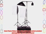 StudioPRO Photography Photo Video Studio Continuous Two 4 Socket Heads 16x24 Softbox With One