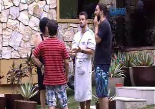 Mariza, Marco e Adrilles no jardim - 24.01.2015