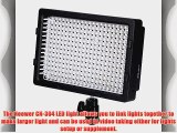 Neewer? Photography 304 LED Studio Lighting Kit including (1)CN-304 Dimmable Ultra High Power