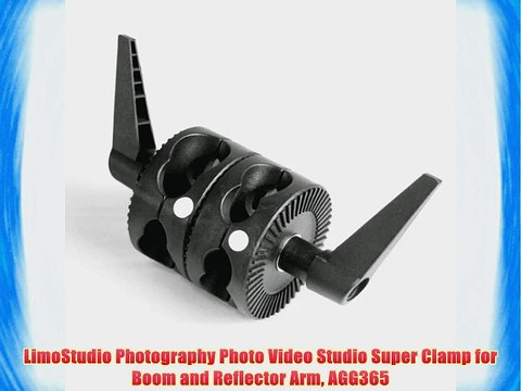 LimoStudio Photography Photo Video Studio Super Clamp for Boom and Reflector Arm AGG365