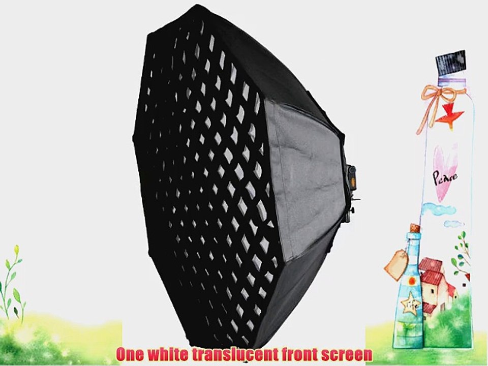 Off Camera Flash Softbox Pro 48 Octagon Soft box Studio Photography Honeycomb Grid Softbox
