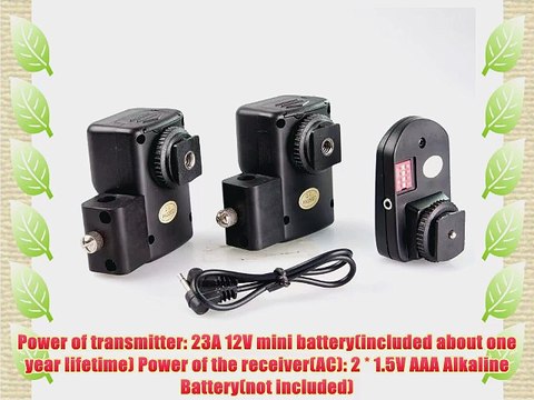 BELPAIR PT-16NE 16 Channels Wireless Remote Speedlite Flash Trigger with 2 Receivers Universal