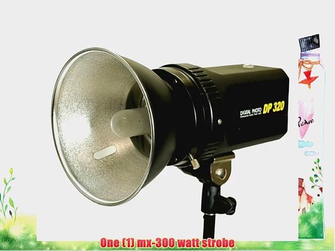 CowboyStudio 300 Watt Photo Lighting Mono Master Strobe Flash Light MX-300