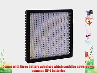 ILED CN-576 Daylight LED Dimmable Video Light Panel - Sony NPF Battery Powered