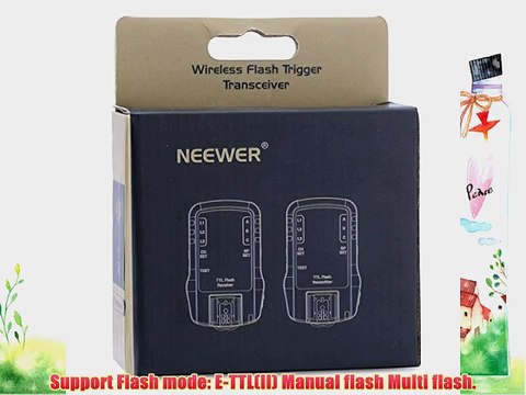 Neewer? NW622C FSK 2.4Ghz 7 Channel Wireless E-TTL High Speed Sync Flash Transceiver Trigger