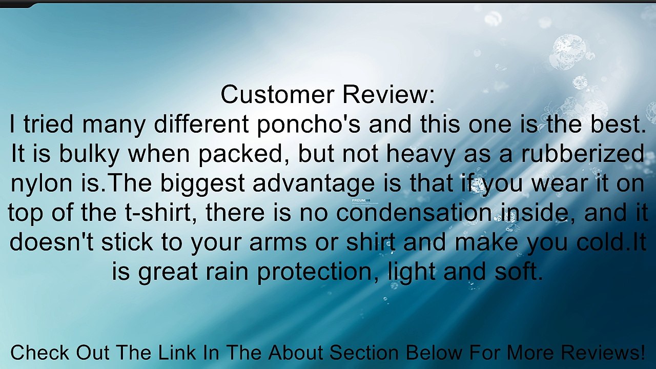 Envirofit Rain Poncho Review