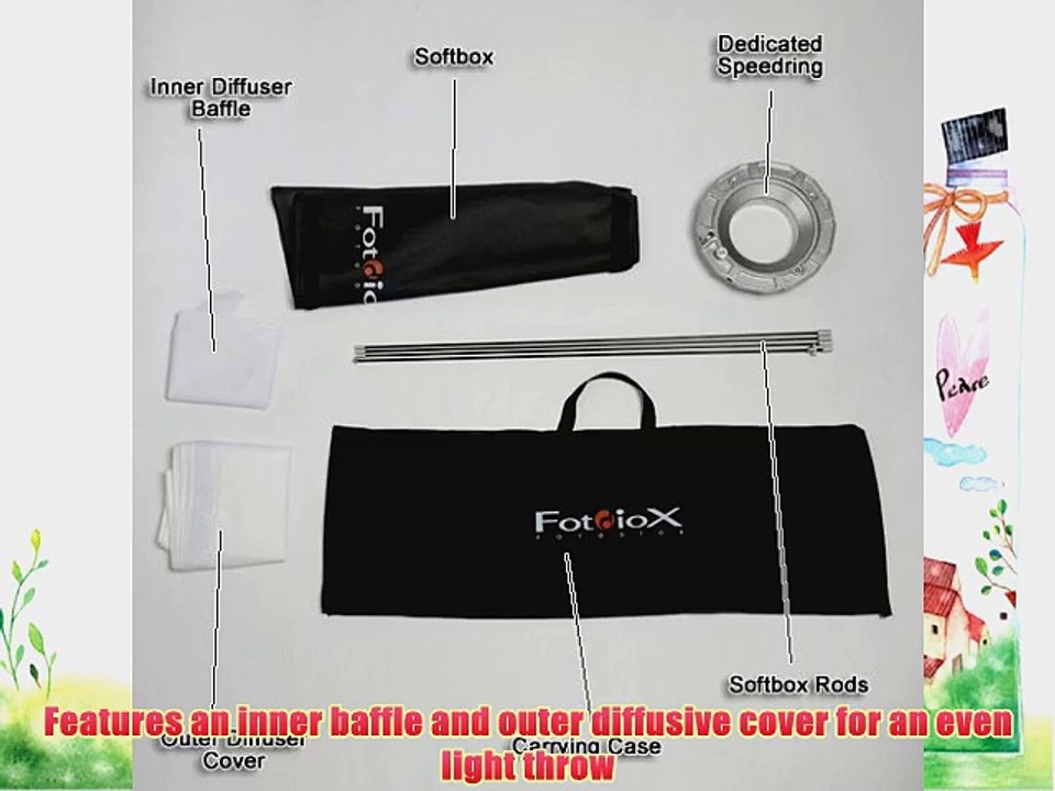 Fotodiox Pro Softbox 32 x 48 with Speedring for Alien Bees Strobe Light