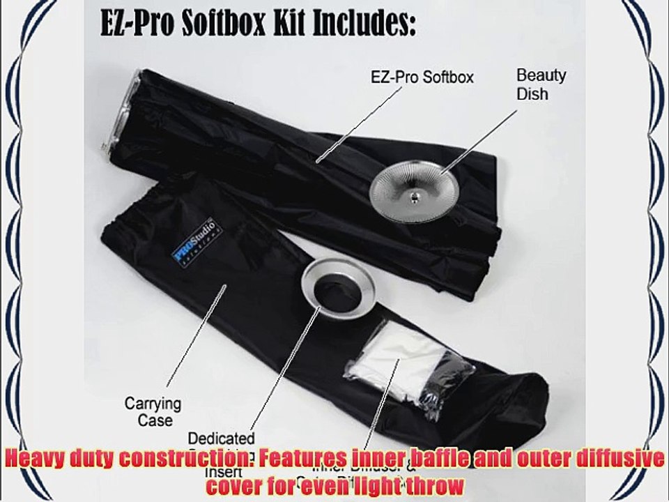 Fotodiox 10SBXEC36OTEZ Pro Studio Solutions EZ-Pro 36-Inch Octagon Softbox with Speedring for