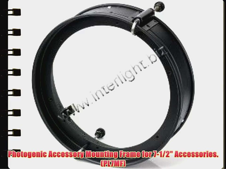 Photogenic Accessory Mounting Frame for 7-1/2 Accessories. (PL7MF)