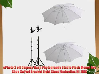 Descargar video: ePhoto 2 off Camera flash Photography Studio Flash Mount Hot Shoe Swivel Bracket Light Stand