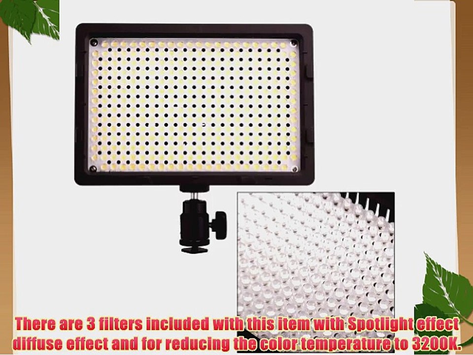 NEEWER? CN-304 304PCS LED Dimmable Ultra High Power Panel Digital Camera / Camcorder Video