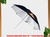 Photoflex Adjustable Silver 45 / 114cm Umbrella