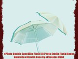ePhoto Double Speedlite Flash Kit Photo Studio Flash Mount Umbrellas Kit with Case by ePhotoInc