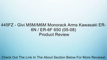 445FZ - Givi M5M/M6M Monorack Arms Kawasaki ER-6N / ER-6F 650 (05-08) Review