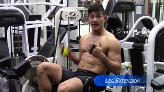 No More Chicken Legs!  Learn Proper Form For Doing Leg Extensions