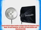 Interfit INT291 Super Coolite 4 Single Head Kit Complete with 1 Head 16-Inch Reflector 24-Inch