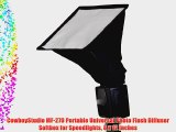 CowboyStudio MF-270 Portable Universal Photo Flash Diffuser Softbox for Speedlights 8 x 12