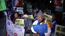 首相官邸前“I am KENJI”デモ「後藤健二さんの命の危険を利用した左翼デモ」